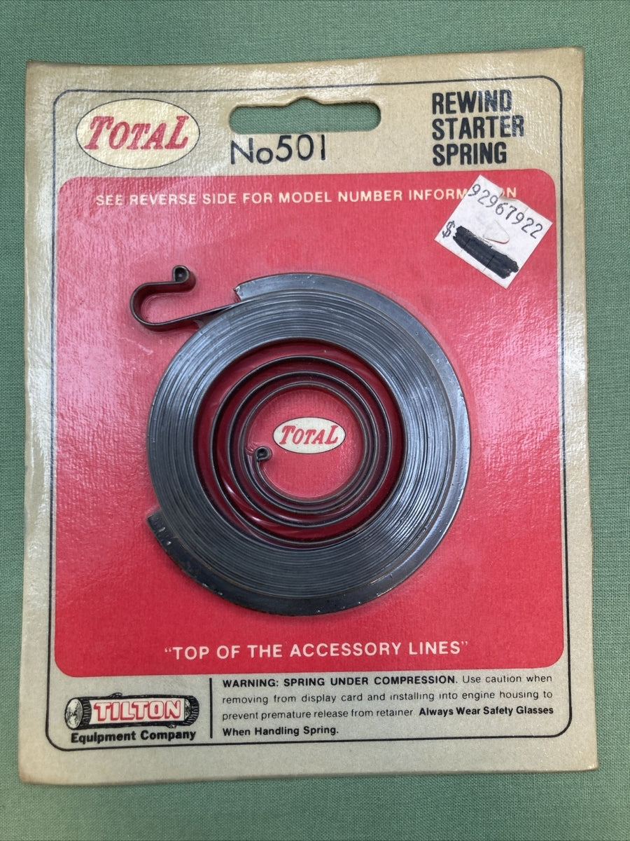NEW GENUINE TOTAL 501 REWIND STARTER SPRING STIHL 1113-195-1600