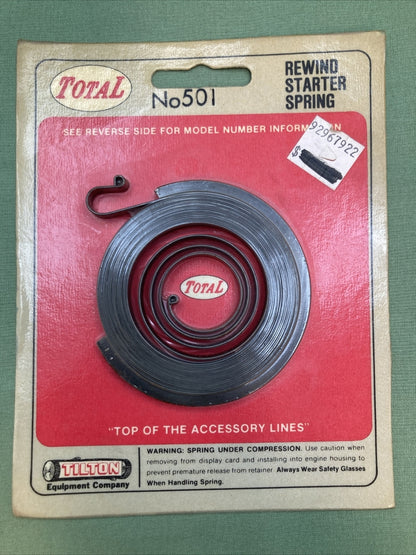 NEW GENUINE TOTAL 501 REWIND STARTER SPRING STIHL 1113-195-1600