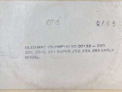 NEW GENUINE TOTAL 675 REWIND STARTER SPRING OLEO MAC OLYMPYK 50 00132