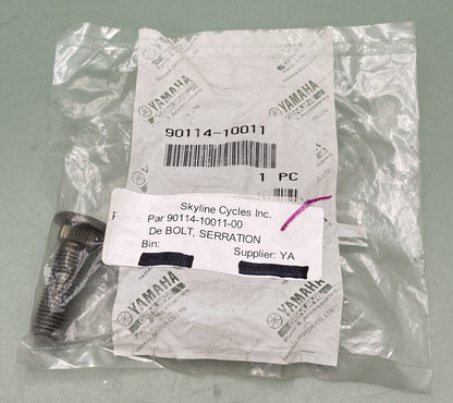 NEW GENUINE YAMAHA 90114-10011 FRONT WHEEL Bolt, Serration