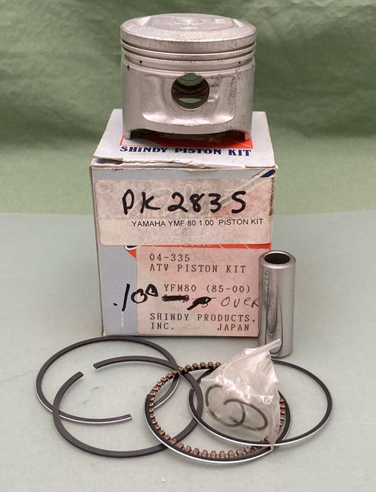 NEW GENUINE SHINDY 04-335 YAMAHA YMF 80 1.00 PISTON KIT P283S