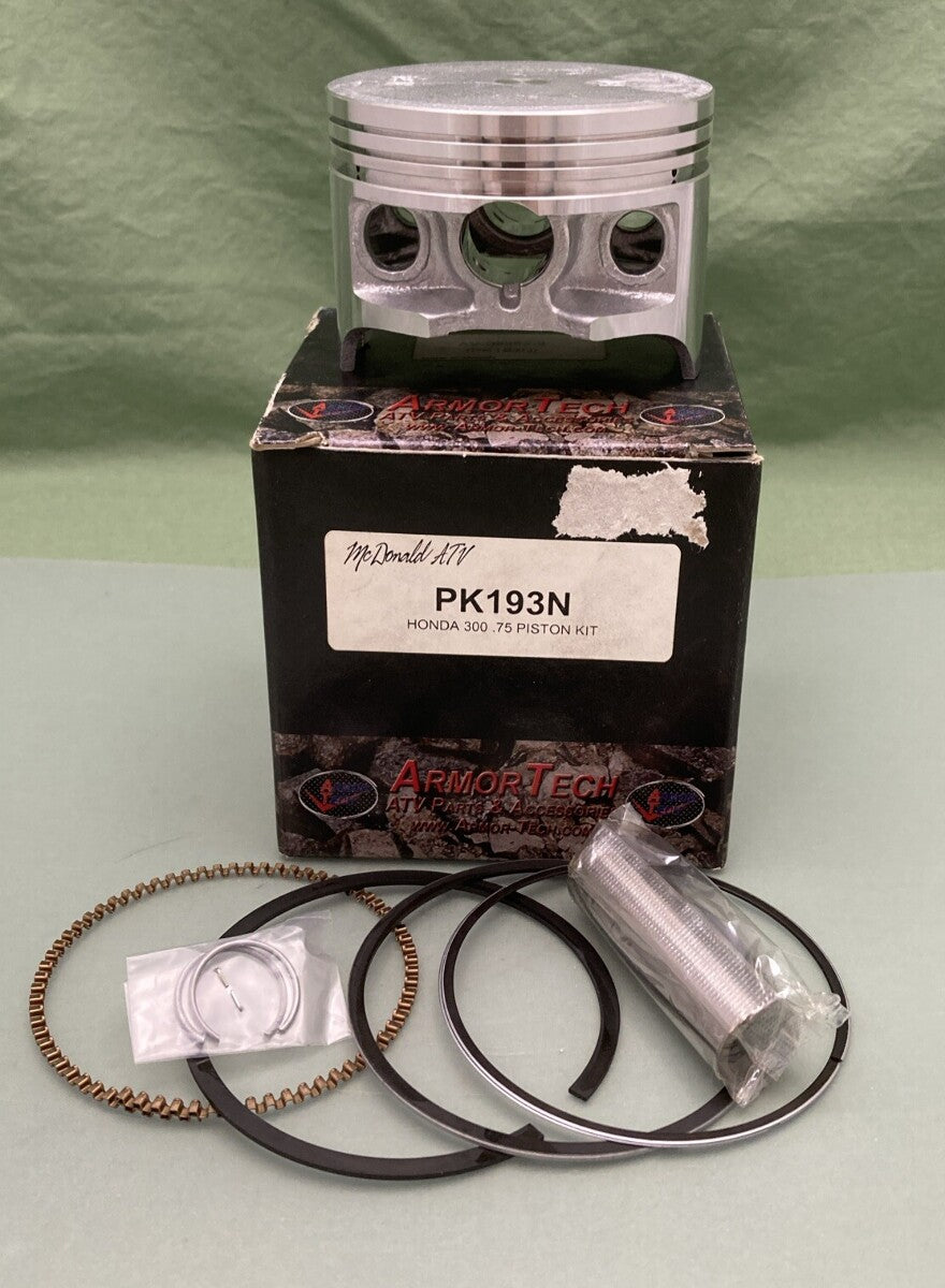 NEW ARMOR TECH PK193N HONDA 300 .75 PISTON KIT AV-09352-3