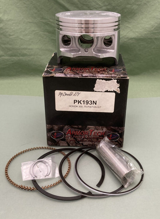 NEW ARMOR TECH PK193N HONDA 300 .75 PISTON KIT AV-09352-3