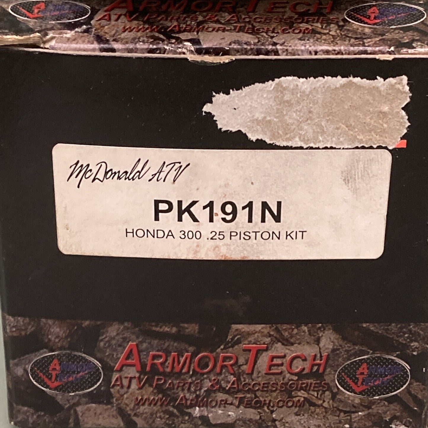 NEW ARMOR TECH PK191N HONDA 300 .25 PISTON KIT AV-09352-1