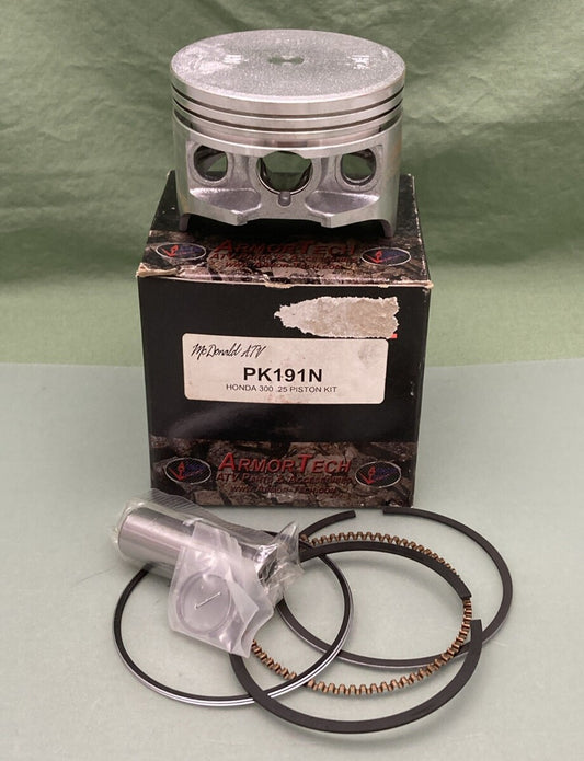 NEW ARMOR TECH PK191N HONDA 300 .25 PISTON KIT AV-09352-1