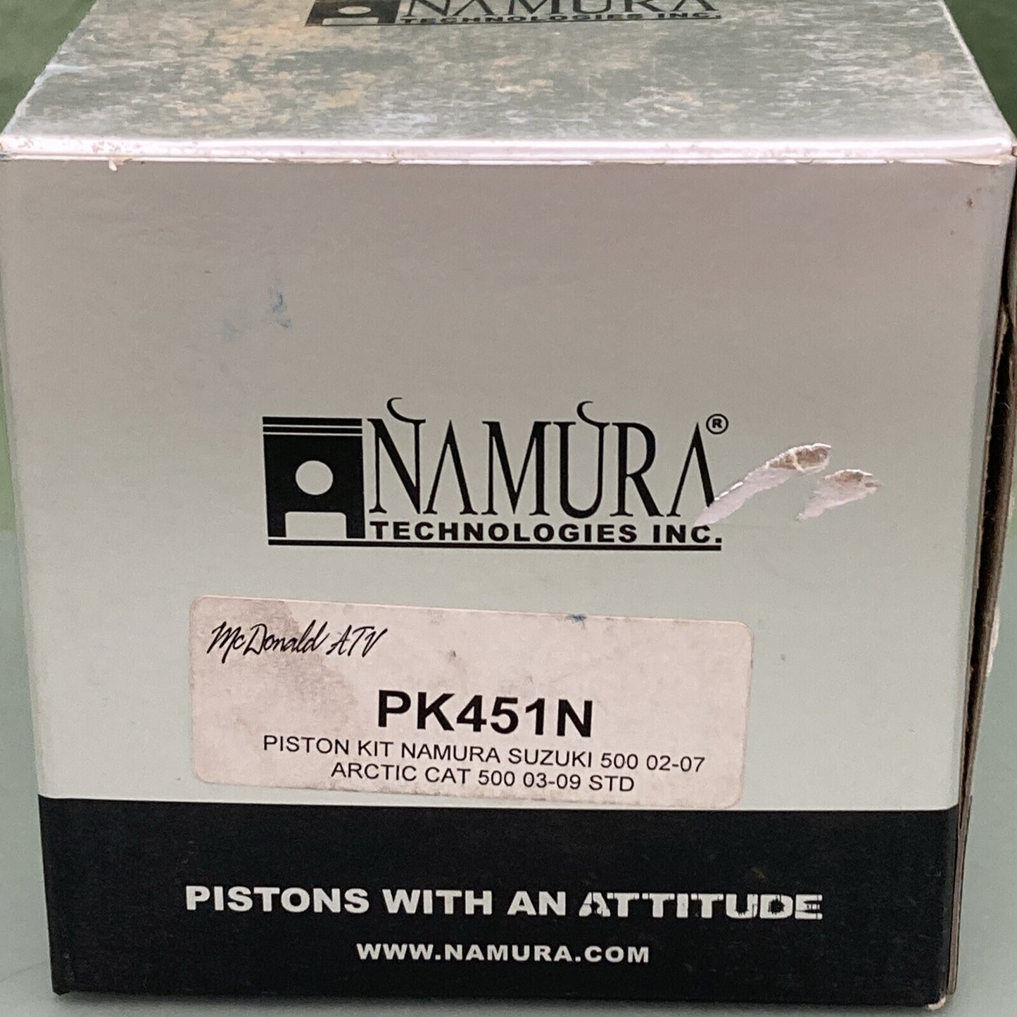 NEW NAMURA TECHNOLOGIES PK451 SUZUKI500 02-07 ARTIC CAT500 03-09 STD NA-30050