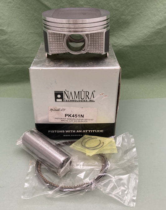 NEW NAMURA TECHNOLOGIES PK451 SUZUKI500 02-07 ARTIC CAT500 03-09 STD NA-30050