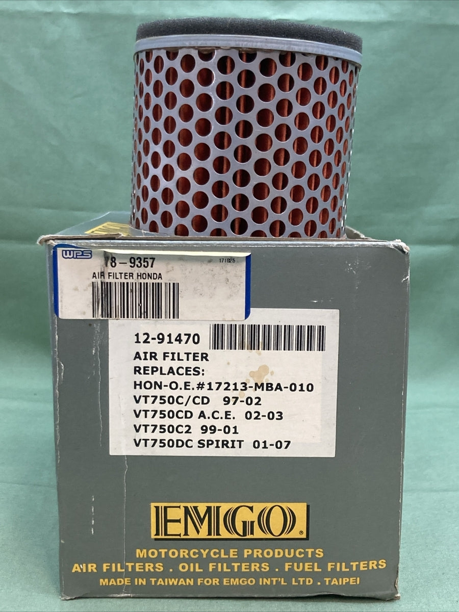 NEW EMGO 12-91470 Element, Air Cleaner HONDA 17213-MBA-010
