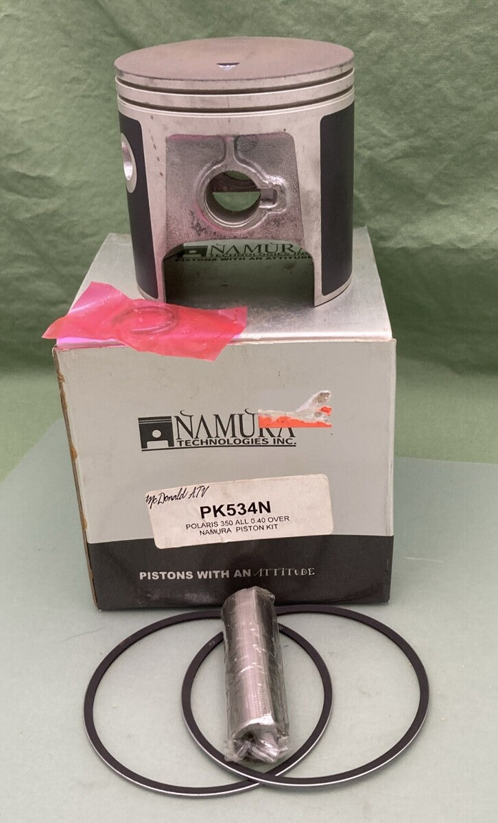 NEW NAMURA TECHNOLOGIES PK534N POLARIS 350 ALL 0.40 OVER PISTON KIT AT-09251-4