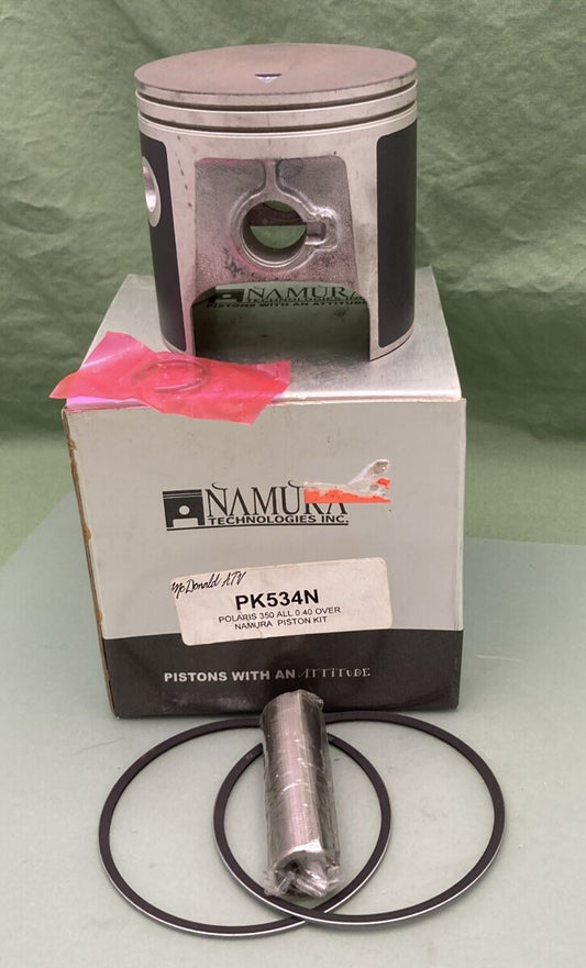 NEW NAMURA TECHNOLOGIES PK534N POLARIS 350 ALL 0.40 OVER PISTON KIT AT-09251-4