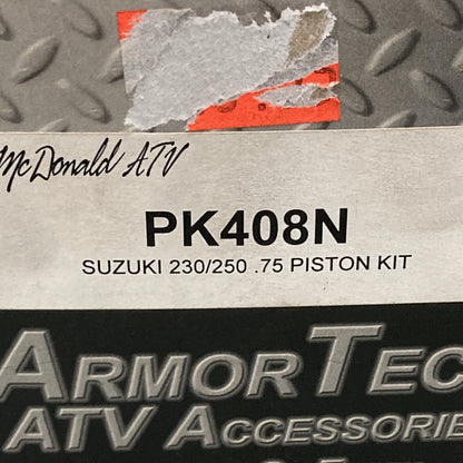 NEW ARMOR TECH PK408N SUZUKI 230/250 .75 PISTON KIT AV-09011-3 PK175
