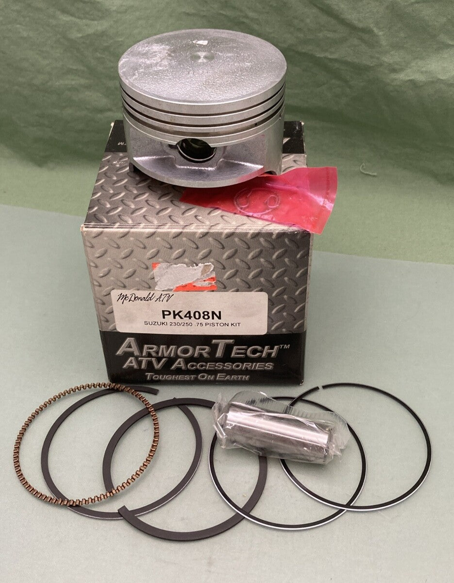 NEW ARMOR TECH PK408N SUZUKI 230/250 .75 PISTON KIT AV-09011-3 PK175