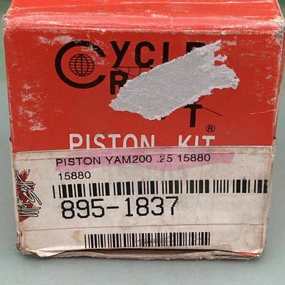 NEW GENUINE CYCLE CRAFT 15880 PISTON & RING SET YAMAHA 200 .25