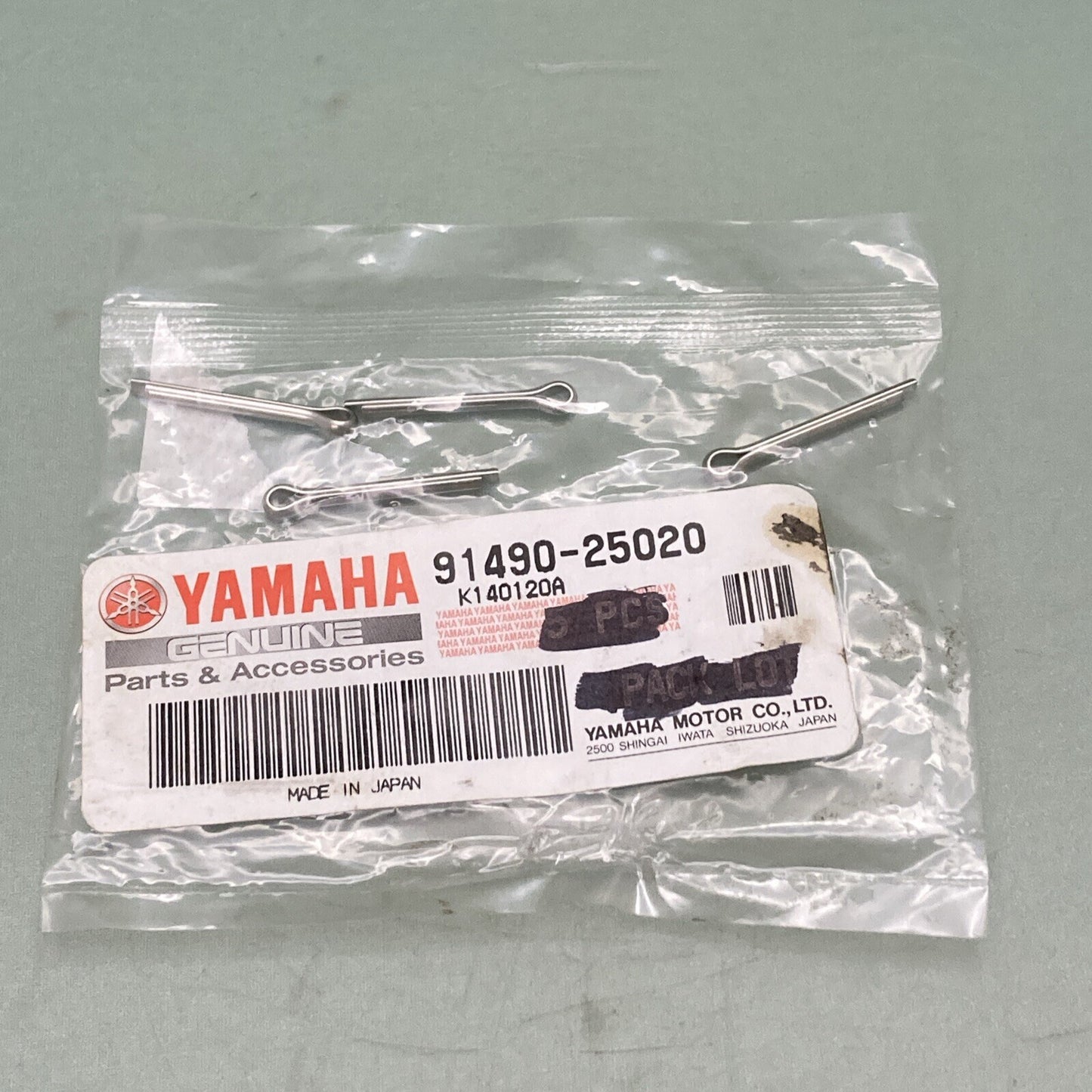 QTY 4 NEW GENUINE YAMAHA 91490-25020 TRANSMISSION 2  Pin Cotter