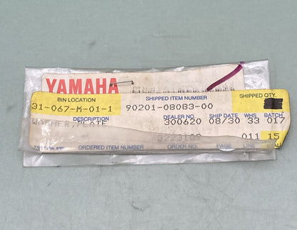NEW GENUINE YAMAHA 90201-08083-00 ELECTRICAL 2 Washer, Plate 1562722600