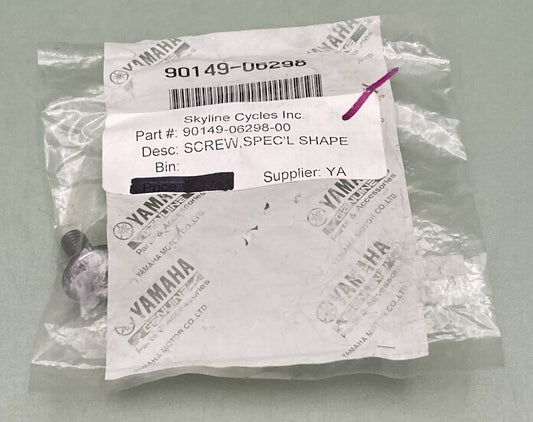 NEW GENUINE YAMAHA 90149-06298 SIDE COVER Screw, Spec'l Shape