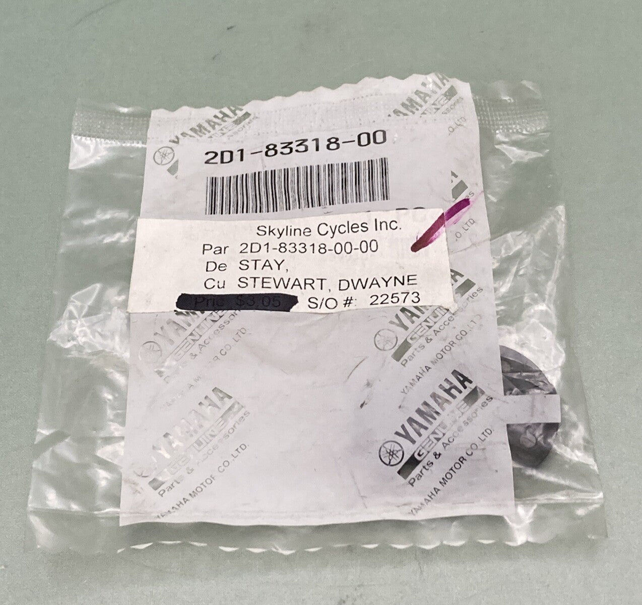 NEW GENUINE YAMAHA 2D1-83318-00 Stay, Flasher 1