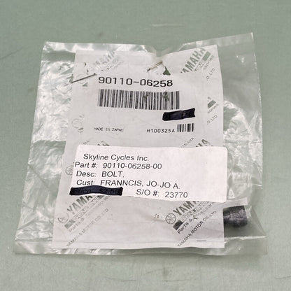 NEW GENUINE YAMAHA 90110-06258 SEAT Bolt, Hexagon Socket Head