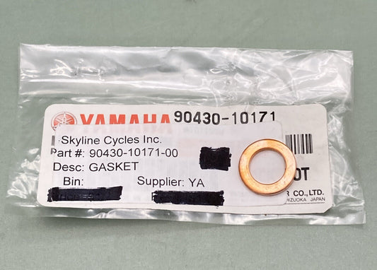 QTY 5 NEW GENUINE YAMAHA 90430-10171 ELECTRICAL 1 Gasket