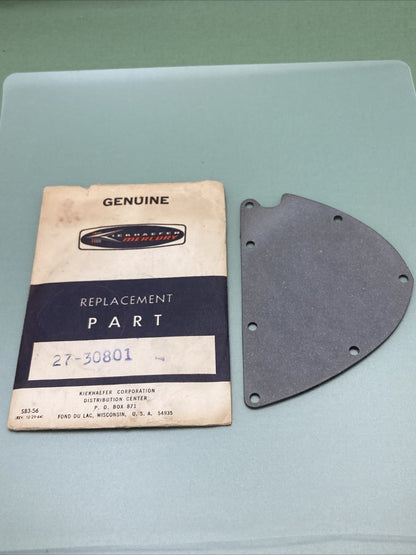 NEW GENUINE KIEKHAEFER MERCURY 27-30801 EXHAUST RELIEF COVER TO BOTM COWL GASKET
