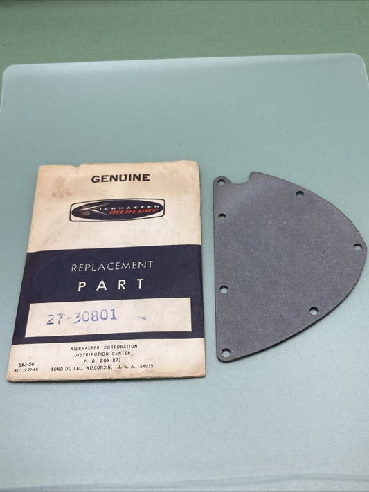 NEW GENUINE KIEKHAEFER MERCURY 27-30801 EXHAUST RELIEF COVER TO BOTM COWL GASKET