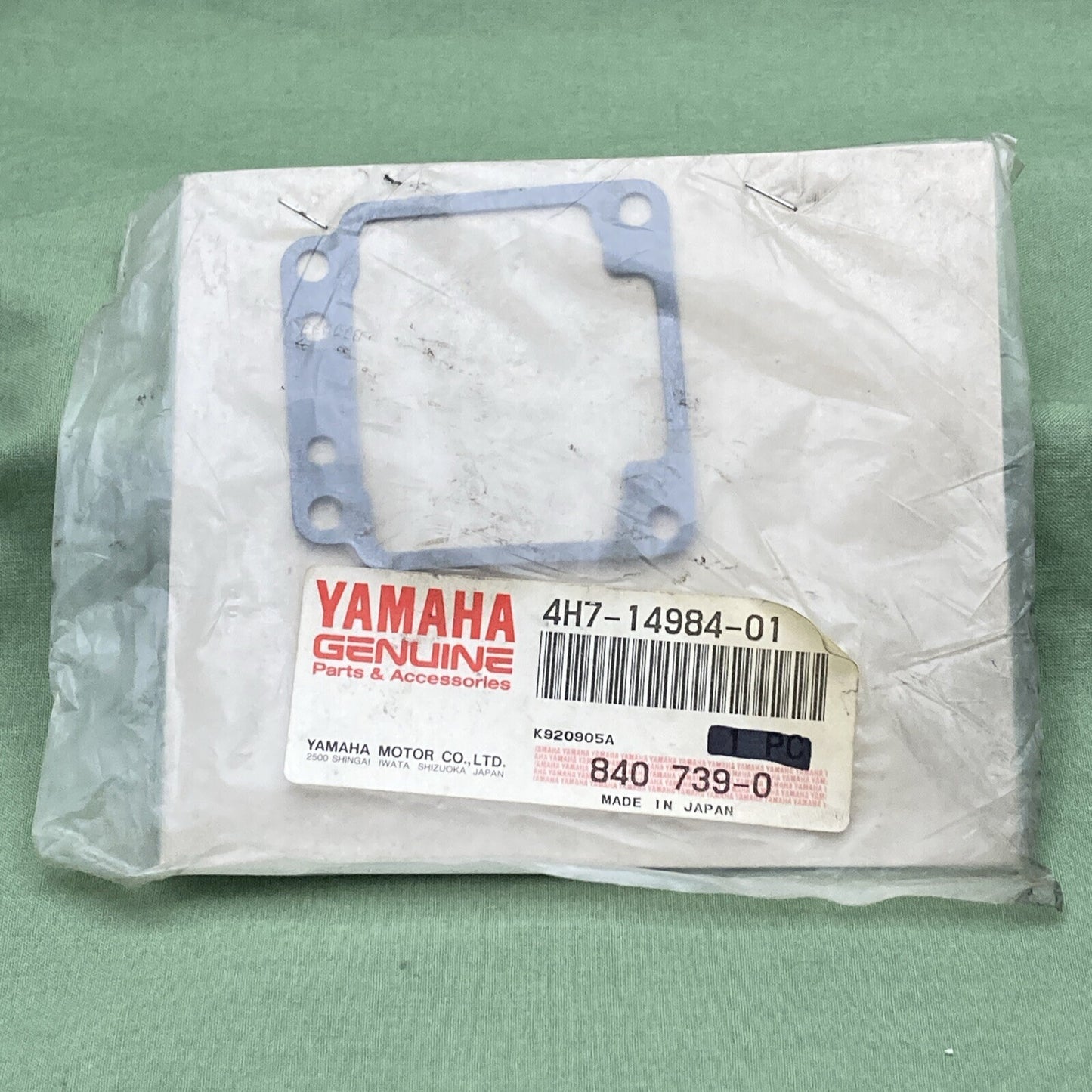 NEW GENUINE YAMAHA 4H7-14984-01 CARBURETOR Gasket,float Chmbr