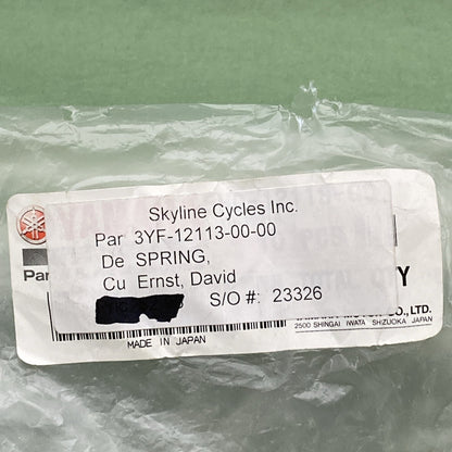 NEW GENUINE YAMAHA 3YF-12113-00-00 Spring, Valve Inner