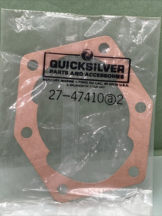 NEW GENUINE MERCURY QUICKSILVER 27-47410 WATER PUMP COVER GASKET