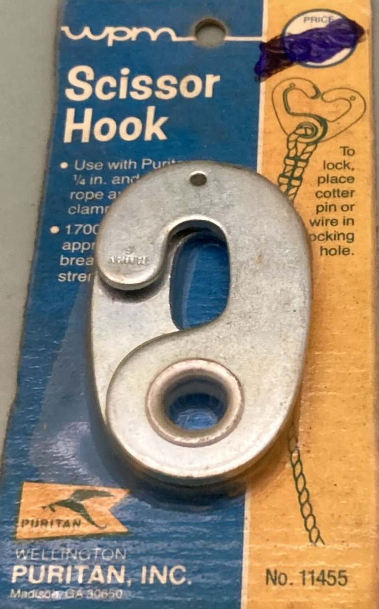 NEW GENUINE WELLINGTON PURITAN 11455 SCISSOR HOOK