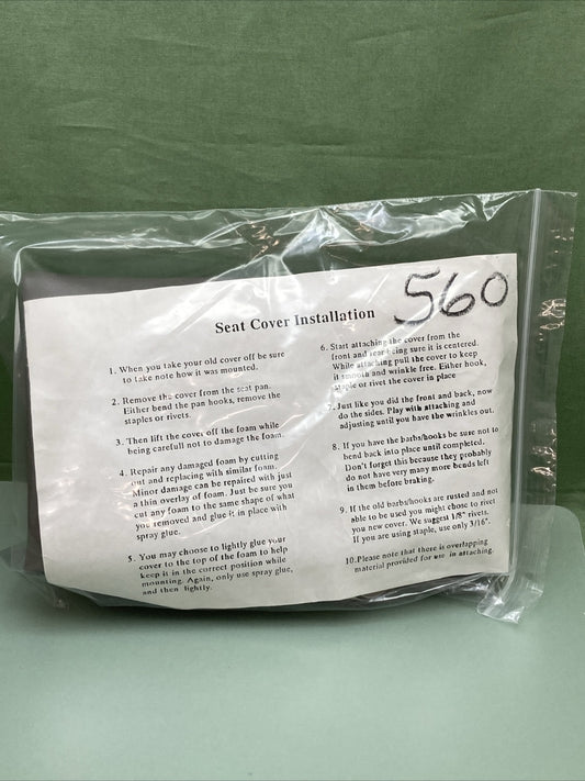 New WIDE OPEN AM560 HONDA TRX125 SEAT COVER GRAY 87-88