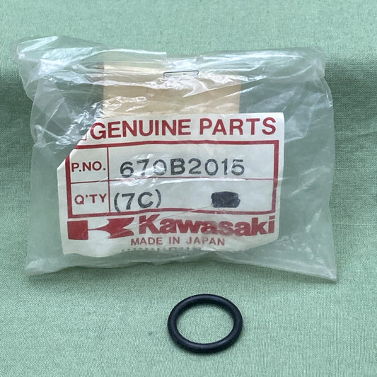 QTY 10 NEW GENUINE KAWASAKI 670B2015 CRANKCASE O Ring, 15MM