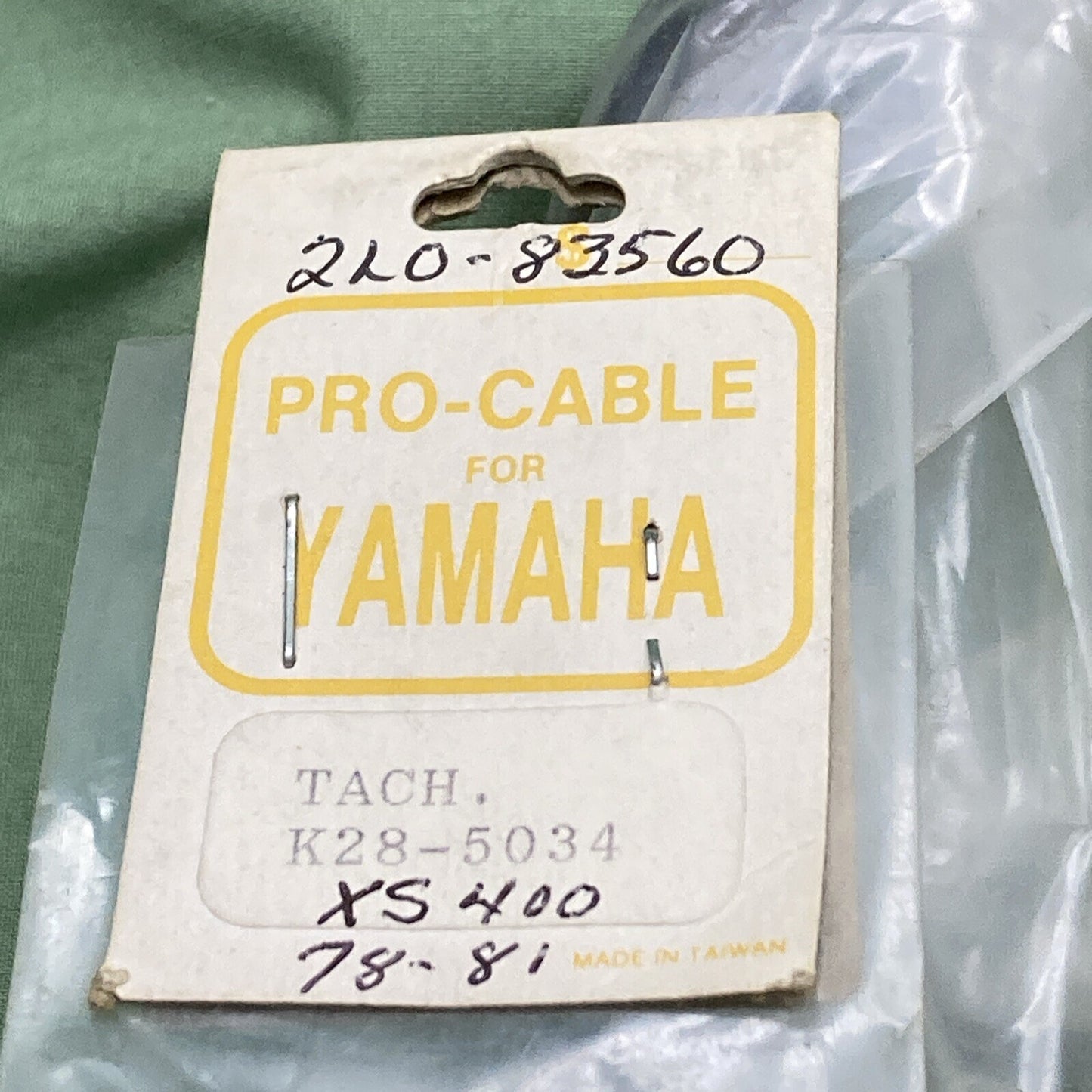 NEW GENUINE YAMAHA K28-5034 TACHOMETER CABLE
