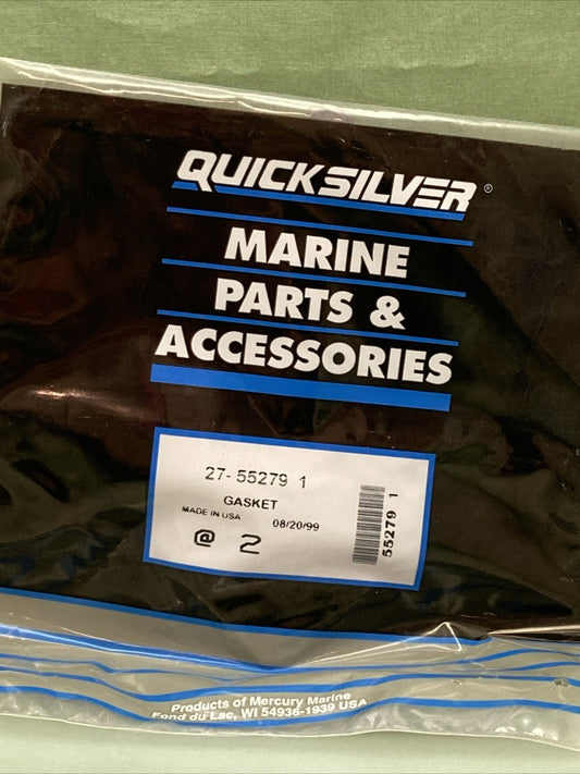 QTY 2 New GENUINE QUICKSILVER 27-55279 1 GASKET