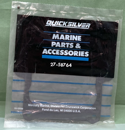 New GENUINE QUICKSILVER 27-58764 ADAPTOR TO EXHAUST MANIFOLD GASKET