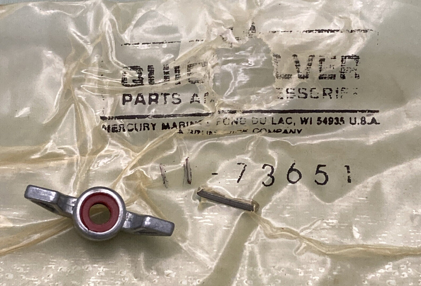 QTY 2 NEW GENUINE MERCURY QUICKSILVER 11-73651 WING NUT