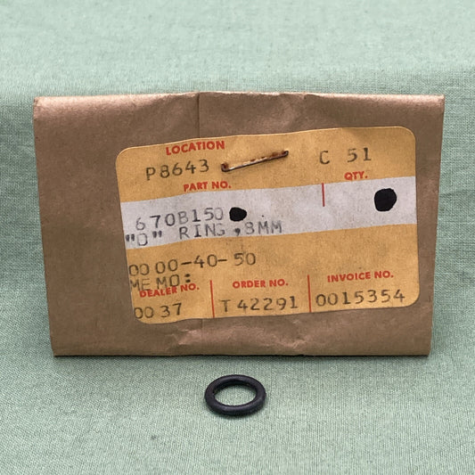 NEW REPLACES KAWASAKI 670B150 FRONT FORK O-RING 8MM