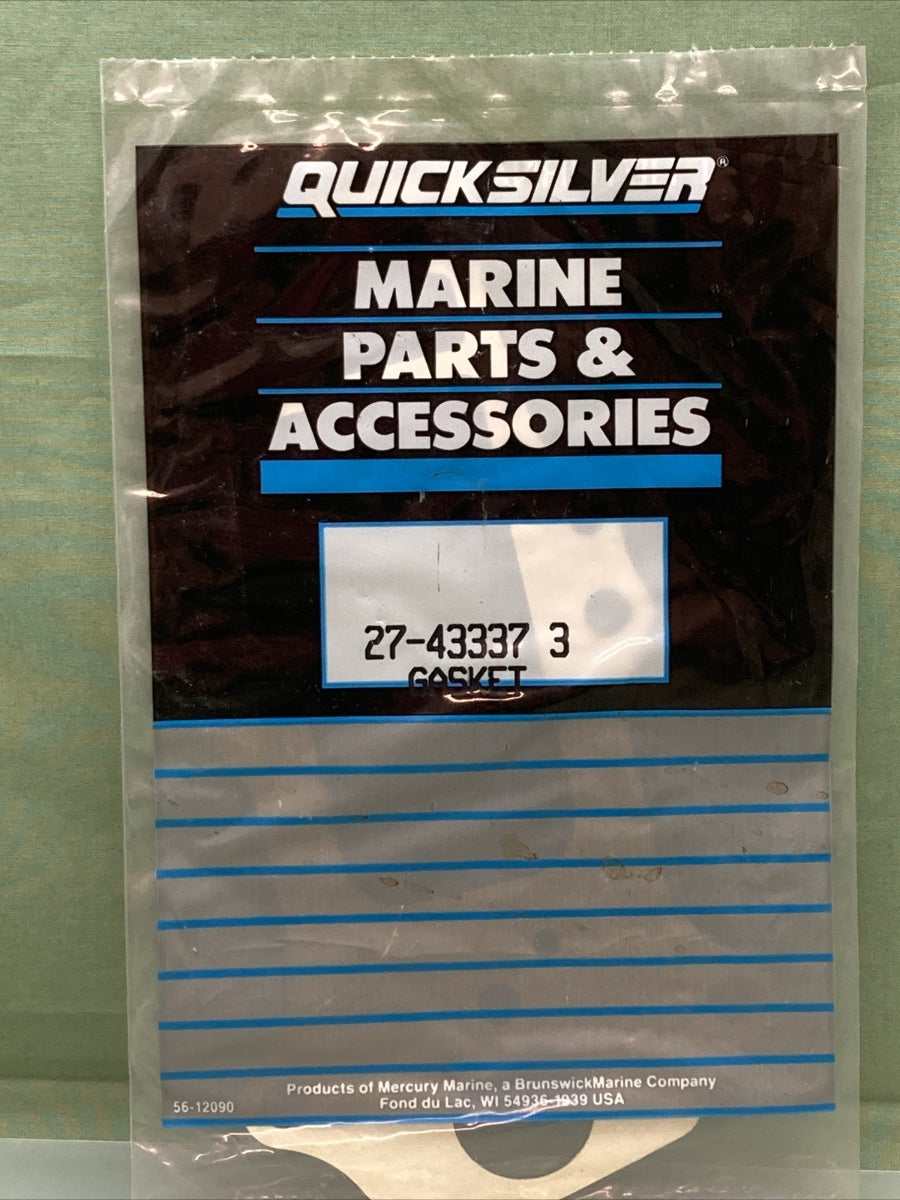 New GENUINE QUICKSILVER 27-43337 3 GASKET
