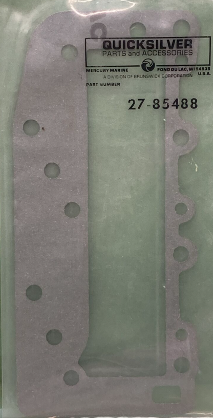 New GENUINE QUICKSILVER 27-85488 BAFFLE PLATE TO EXHAUST COVER GASKET