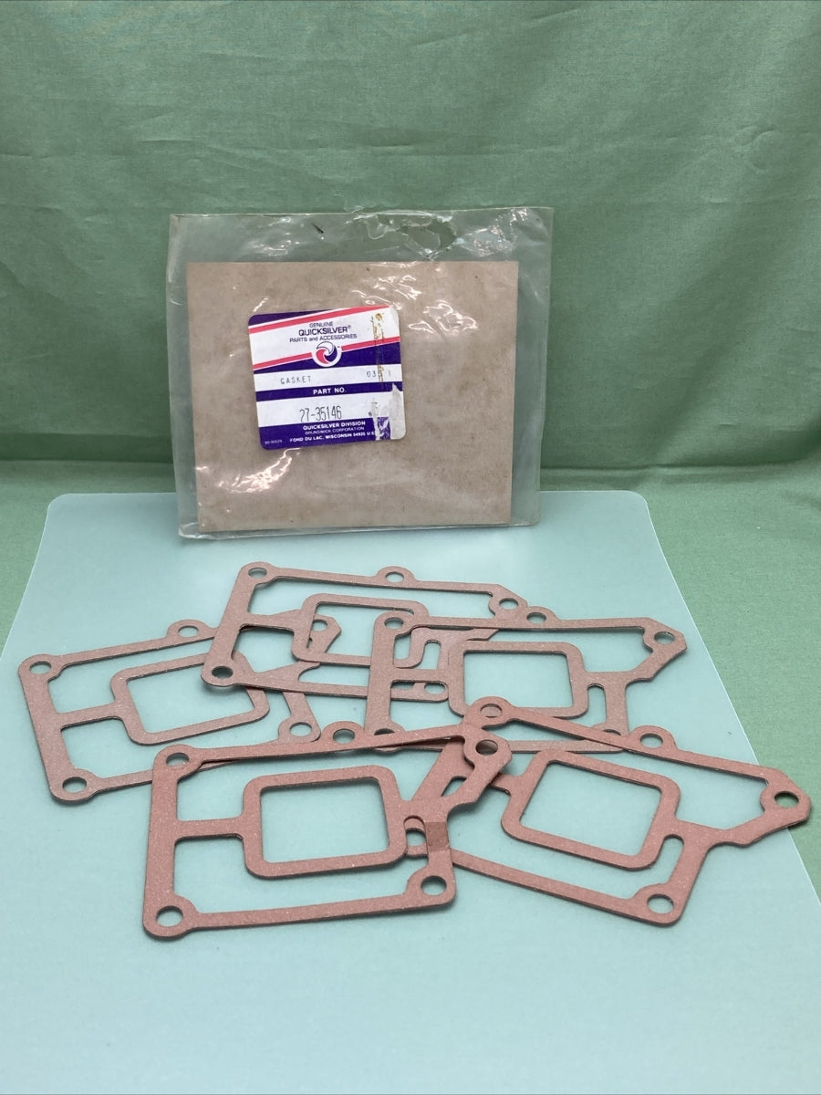QTY 5 New GENUINE QUICKSILVER 27-35146 THERMOSTAT CONTAINER GASKET