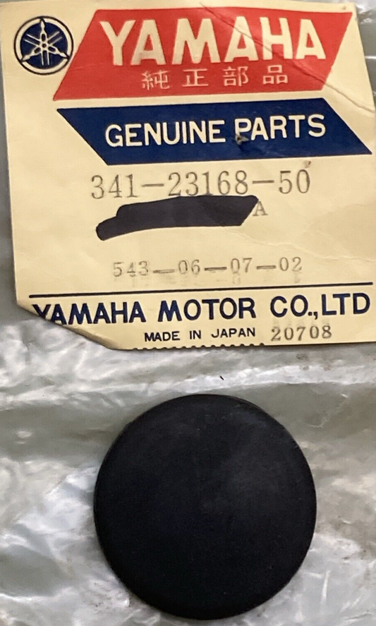 NEW GENUINE YAMAHA 341-23168-50 CAP FRONT FORK TOP RUBBER