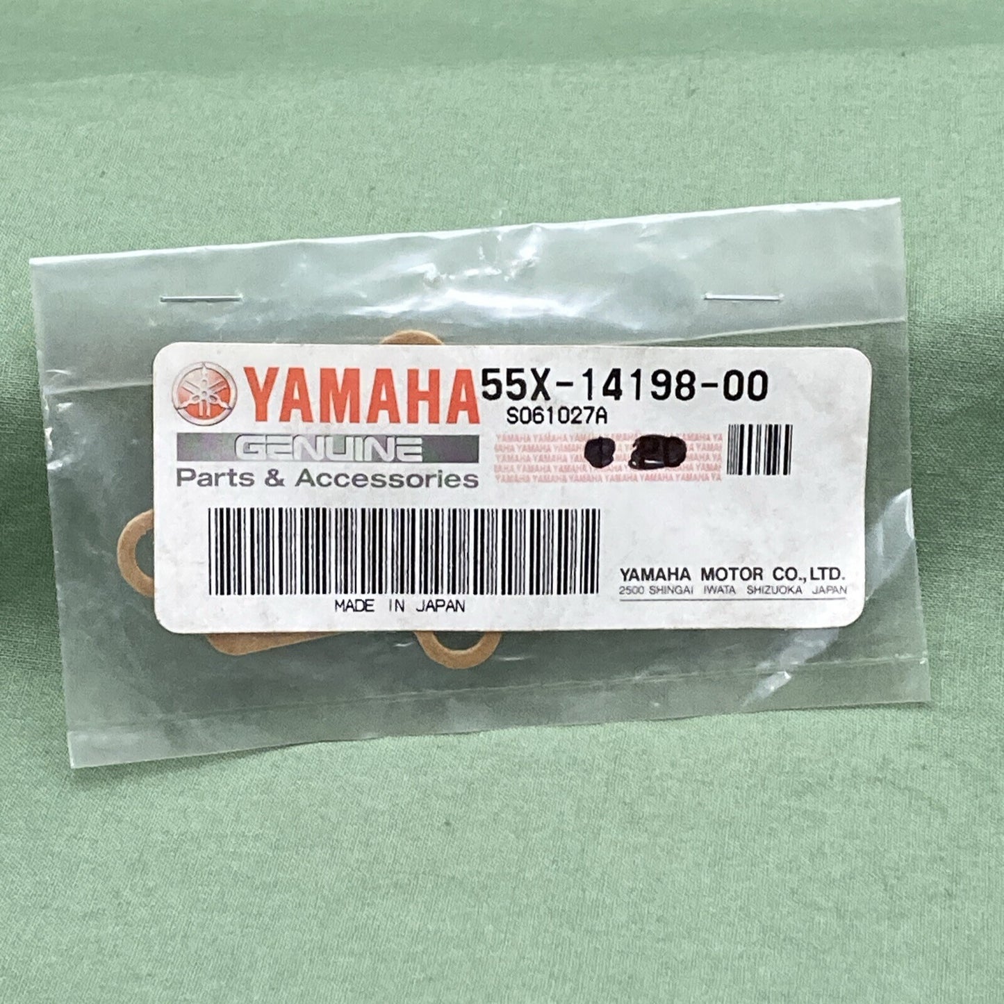 NEW GENUINE YAMAHA 55X-14198-00 AIR CLEANER Gasket