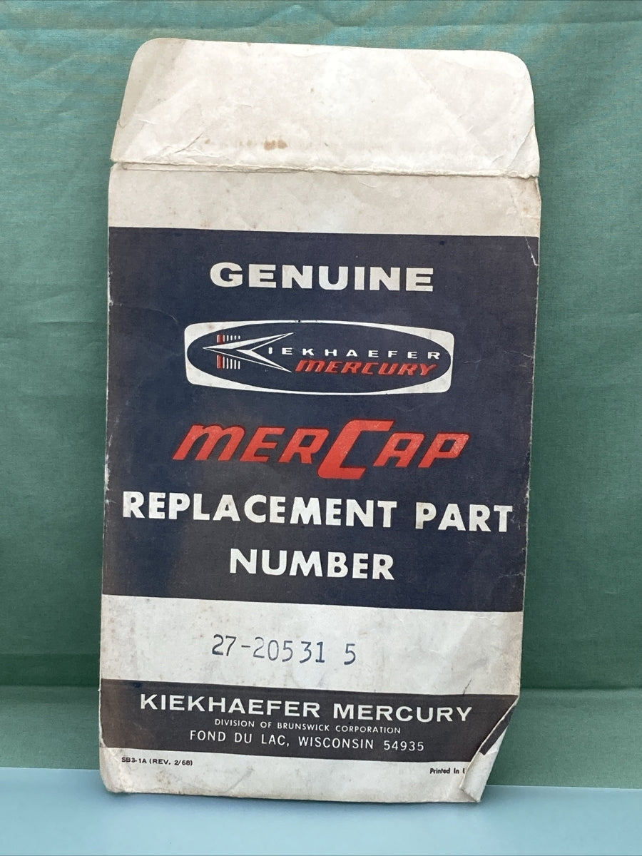 New GENUINE MERCURY 27-20531 CYLINDER BLOCK COVER GASKET