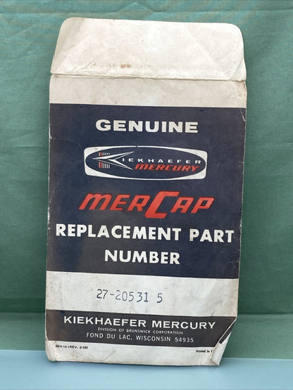 New GENUINE MERCURY 27-20531 CYLINDER BLOCK COVER GASKET