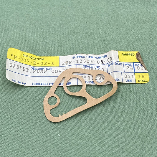 NEW REPLACES YAMAHA 22F-13329-00-00 OIL PUMP Gasket, Pump Cover