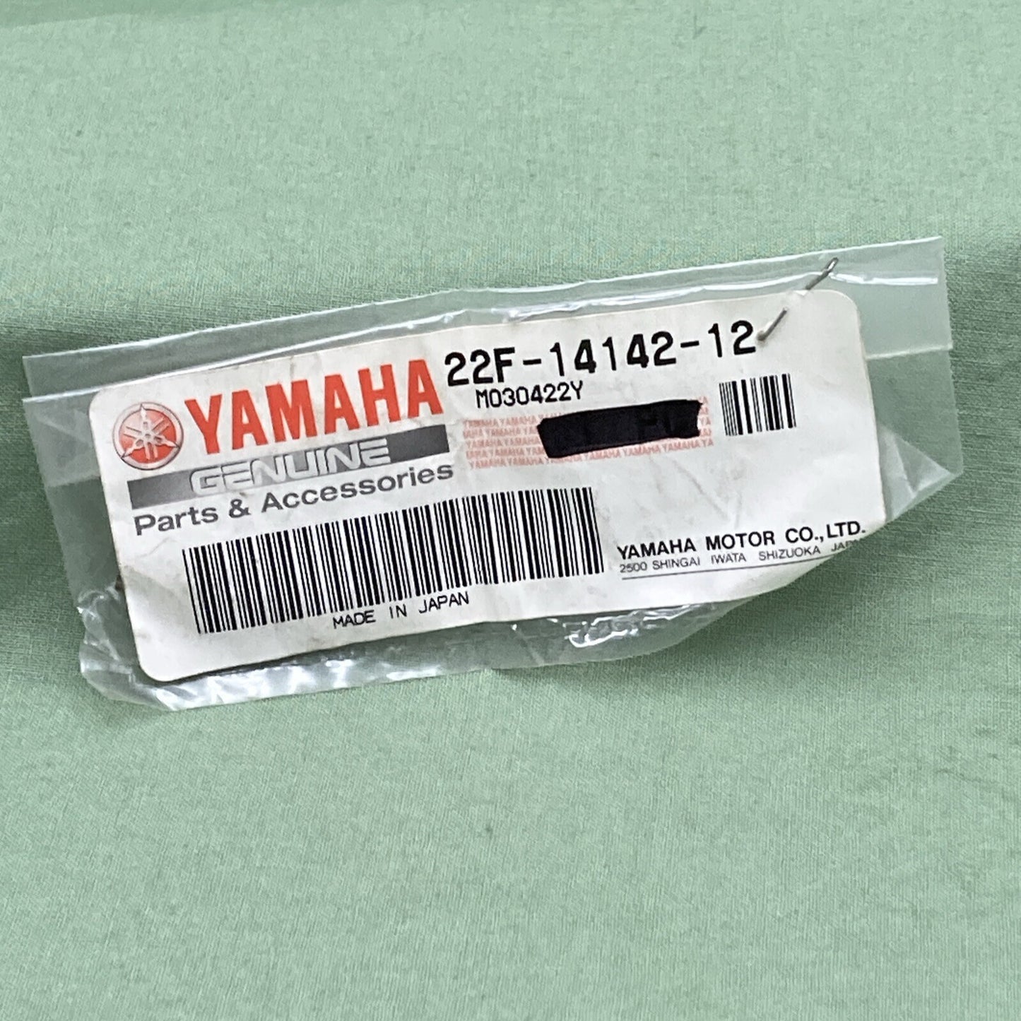 NEW GENUINE YAMAHA 22F-14142-12 AIR FILTER CARBURETOR Jet, Pilot (125)
