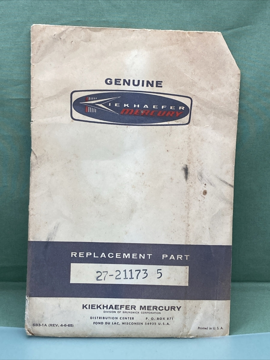 New GENUINE MERCURY 27-21173 CYLINDER BLOCK TO CRANKCASE GASKET