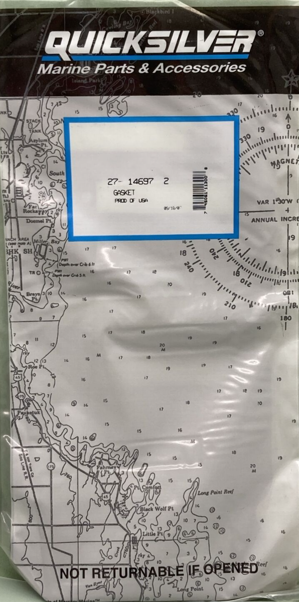 New GENUINE QUICKSILVER 27-14697 2 GASKET