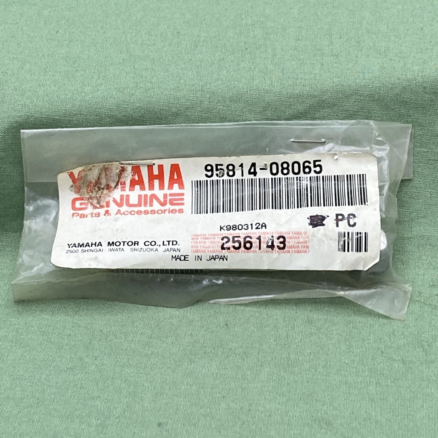 NEW GENUINE YAMAHA 95814-08065 FRAME Bolt, Washer Based