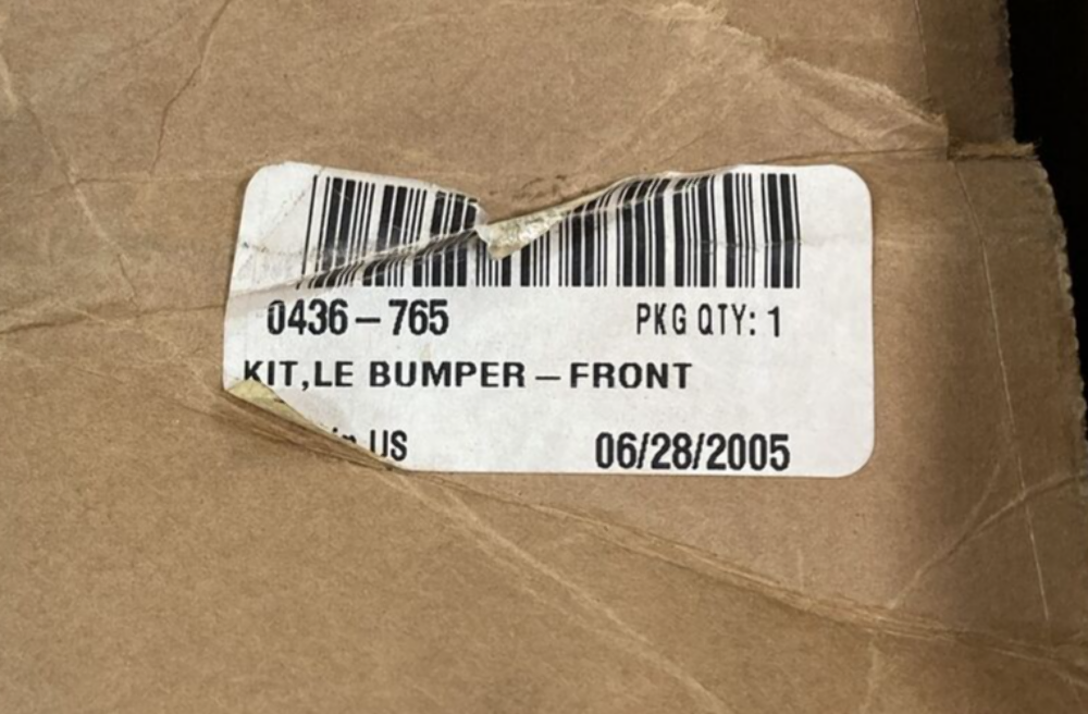 New GENUINE ARTIC CAT 0436-765 KIT, LE BUMPER-FRONT