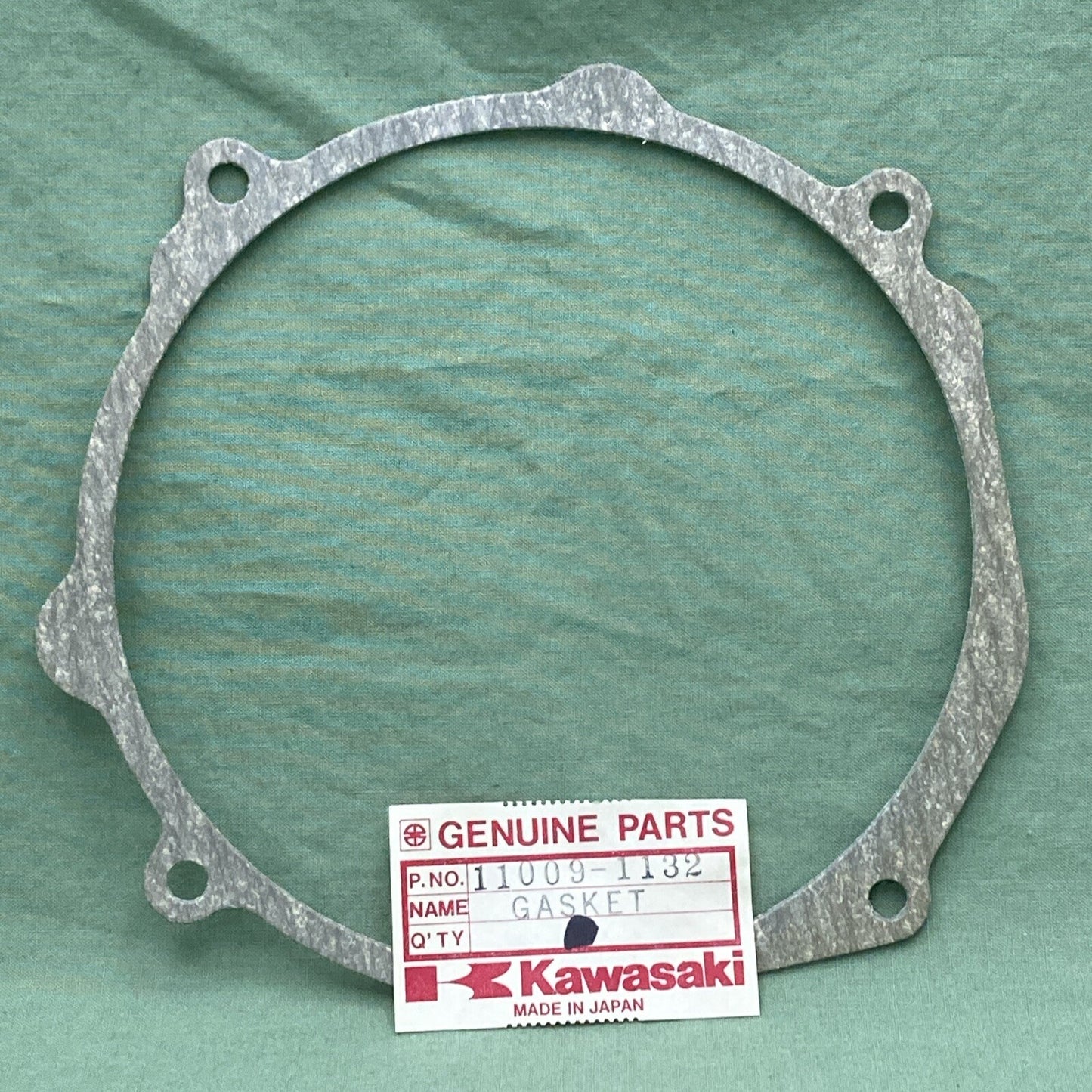 QTY 2 NEW GENUINE KAWASAKI 11009-1132  GASKET HEAD,CYLINDER